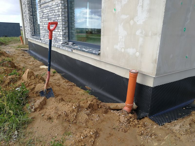 Exterior Drainage System Setup
